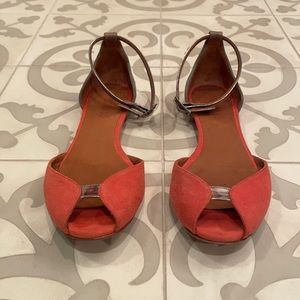 Emma Go peep toe flats